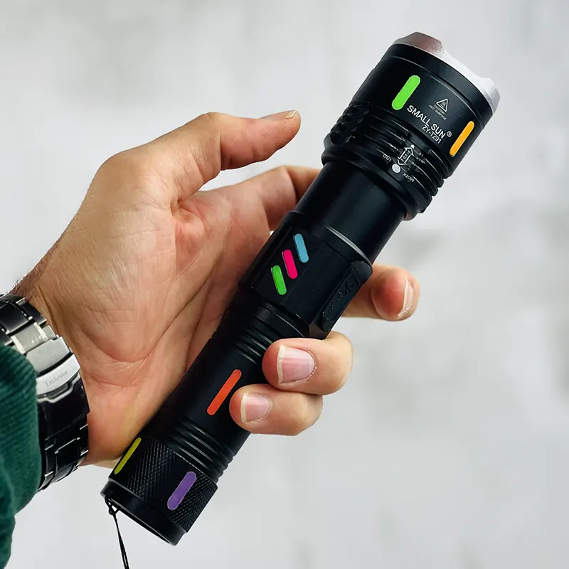 چراغ قوه دستی اسمال سان مدل ZY-T291 نور مهتابی